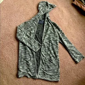 Paper Crane hooded cardigan